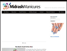 Tablet Screenshot of midrashmanicures.com